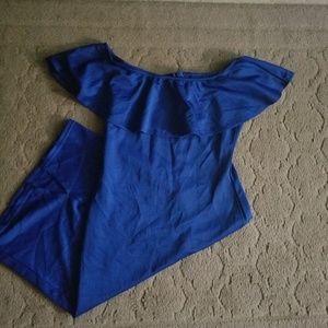 Off the shoulder midi dress